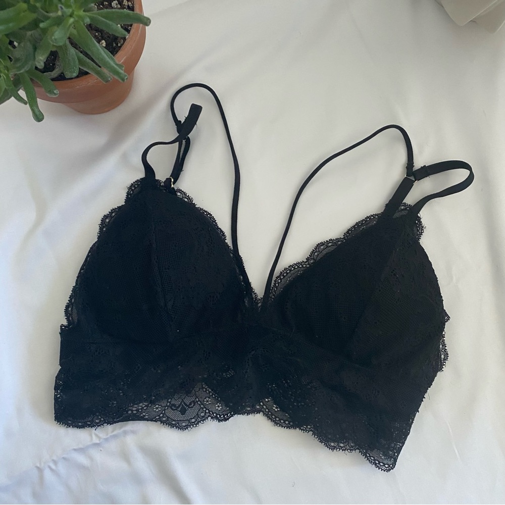 Dynamite Strappy Long Lace Bralette